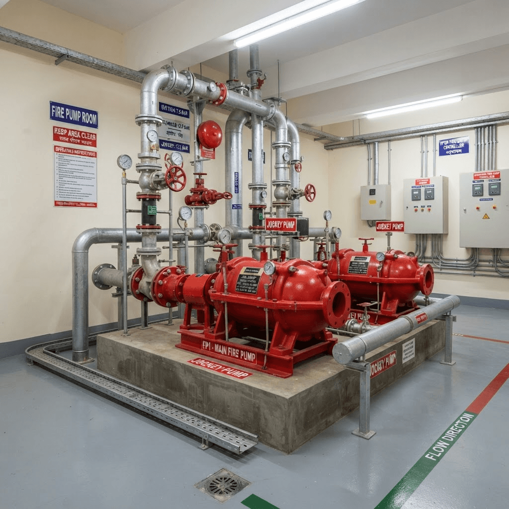 Fire protection system installation by Fire Safety and Service